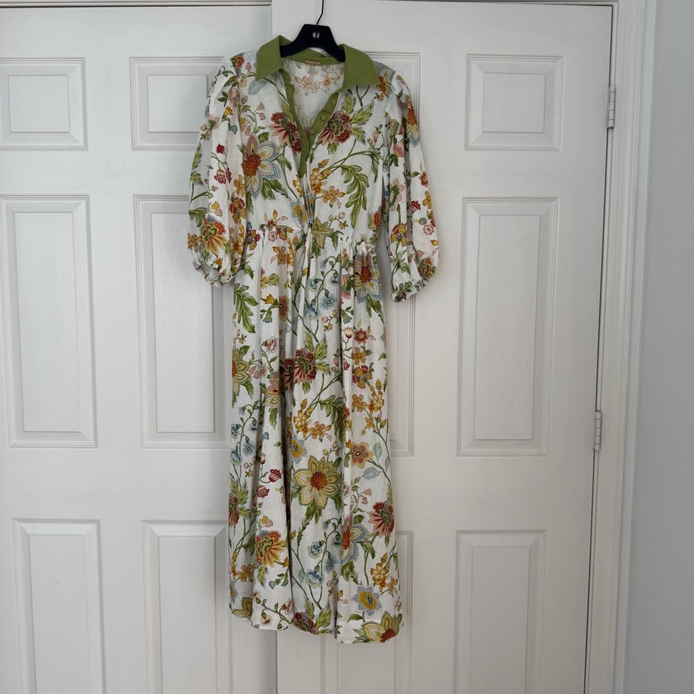 100% linen dress